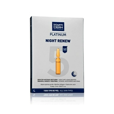 MartiDerm Сыворотка-уход «Ночное восстановление» PLATINUM 5 амп х 2 мл