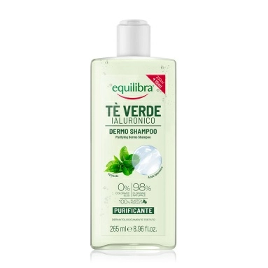 EQUILIBRA Гиалуроновый шампунь с зеленым чаем, 265 мл