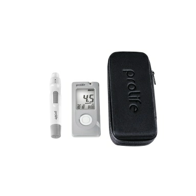 Экспресс-анализаторы глюкозы в крови портативные с принадлежностями: система контроля уровня глюкозы в крови PROLIFE PM 200, - тест-полоски PROLIFE PT 200 (50 шт. в упаковке)