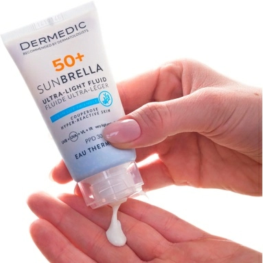 Dermedic SUNBRELLA Ультралегкий флюид SPF 50+ для чувствительной кожи 40 мл