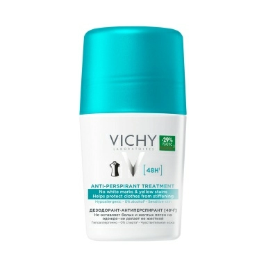 VICHY DEODORANTS Дезодорант-антиперспирант 48 часов шариковый 50 мл
