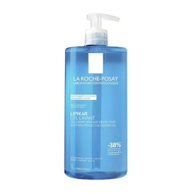 LA ROCHE-POSAY Lipikar Gel Lavant/Липикар Гель для душа успокаивающий с защитными свойствами для чувствительной кожи младенцев, детей и взрослых 1000 мл