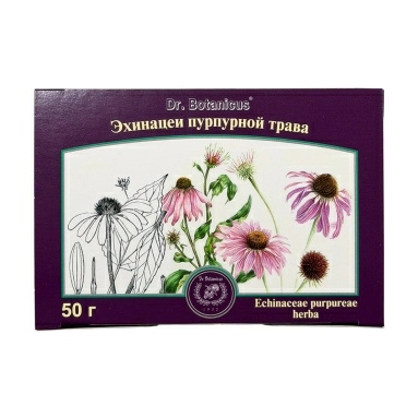 Эхинацеи пурпурной трава измельченное сырье 50г