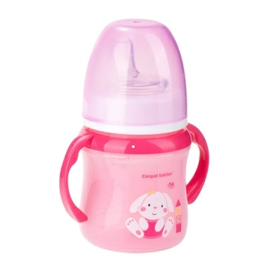 Canpol babies Поильник (обучающий, с силиконовым носиком, Easy Start "Exotic Animals" 6+, 120 мл) арт.35/207_pin