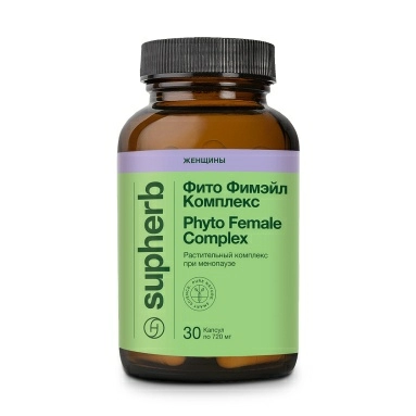 Supherb Фито Фимэйл комплекс, БАД капсулы №30