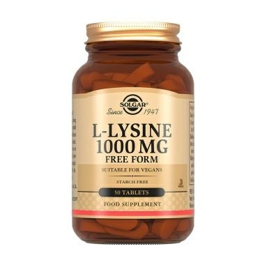 Solgar L-Лизин 1000 мг, БАД таблетки №50