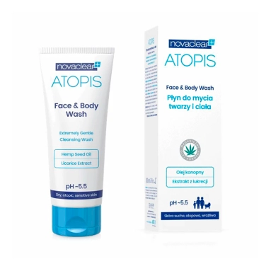 Novaclear Atopis средство для мытья лица и тела для детей и взрослых, 200 мл