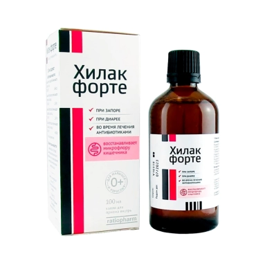 Хилак Форте капли 100мл №1