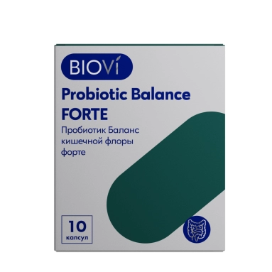 BioVi Пробиотик Баланс кишечной флоры форте, БАД капсулы №10