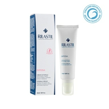 Rilastil DIFESA Увлажняющий защитный крем для чувствительной и склонной к аллергии кожи, 50 мл