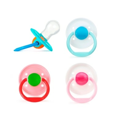 ПОМА Соска-пустышка (ПП, силикон, баллон круглой формы) 10 мес +, арт. 5312, 1 шт