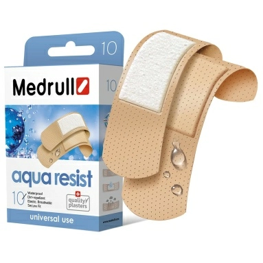 Пластыри Medrull "Aqua Resist" №10 (19х72мм-6 шт,25х72мм-4 шт)