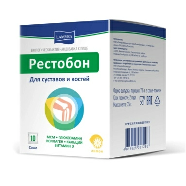 Рестобон, БАД порошок 7,5 г в саше-пакетах №10