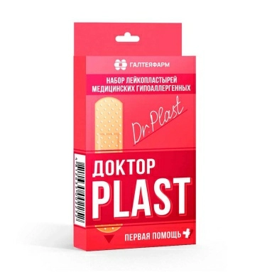 Набор лейкопластырей " Доктор PLAST Первая помощь№ №24