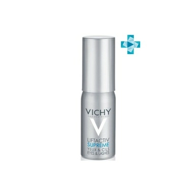 Vichy Liftactiv Supreme Сыворотка с эффектом лифтинга и сияния для кожи вокруг глаз, 15 мл