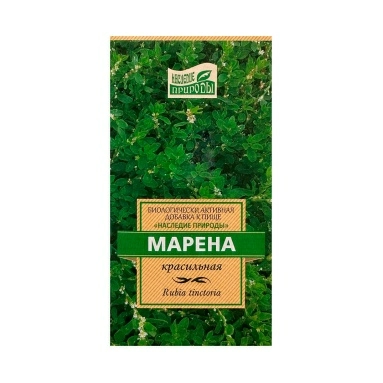 БАД Марена красильная "Наследие природы" россыпь в пакете 30г