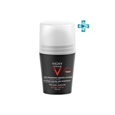 Vichy Homme Дезодорант-антиперспирант шариковый 72 часа против избыточного потоотделения 50 мл