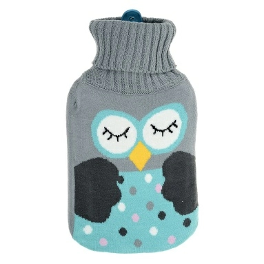 Грелка резиновая Medrull в футляре №2 (пингвин)