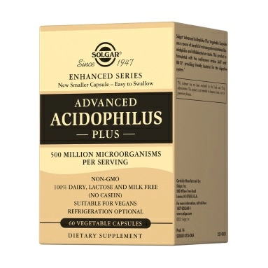 Solgar Ацидофилус плюс, БАД капсулы №60