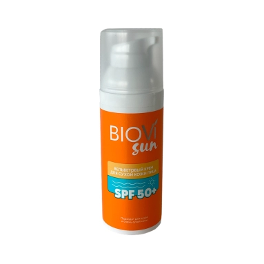 BIOVI Sun Вельветовый крем для сухой кожи лица SPF 50+ ,50 мл