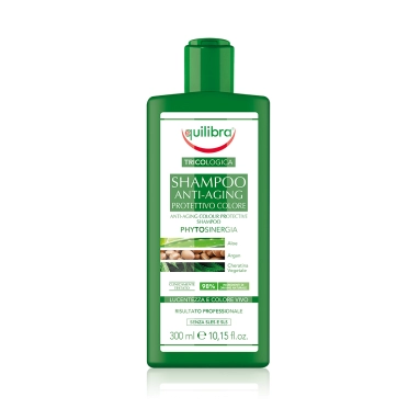 EQUILIBRA Tricologica Защитный шампунь против старения для окрашенных волос 300 мл