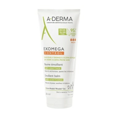 A-DERMA EXOMEGA CONTROL Смягчающий бальзам для лица и тела 200 мл