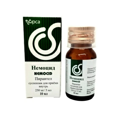 Немоцид суспензия для приема внутрь 250мг/5мл 10мл №1