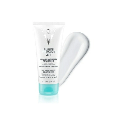 Vichy Purete Thermale Средство очищающее универсальное для чувствительной кожи лица и вокруг глаз 3в1 200 мл