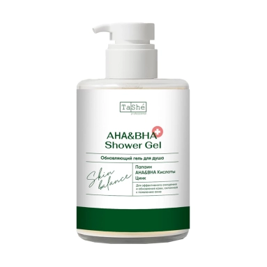 Tashe professional Обновляющий гель для душа AHA&BHA shower gel, 280 мл