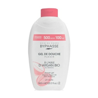 BYPHASSE Гель для душа PLAISIR Аргановое Масло 600 мл