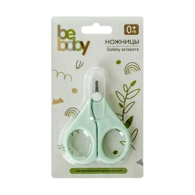 Bebaby Ножницы 0 мес+ (зеленый, розовый) , арт.LM-9057 1 шт