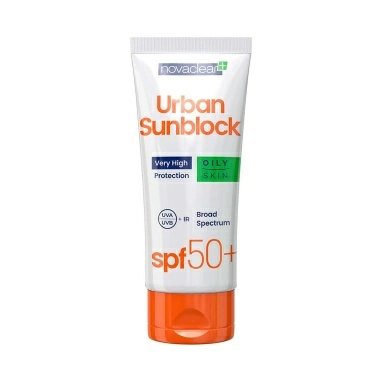 Novaclear Urban Sunblock Крем защитный для жирной и комбинированной кожи SPF50+, 40 мл