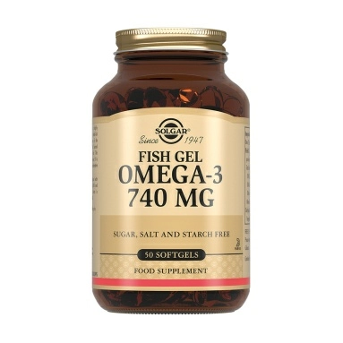 Solgar Рыбий жир Омега-3 740 мг, БАД капсулы №50