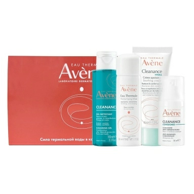 Набор AVENE CLEANANCE: уход для комбинированной, жирной кожи, склонной к акне