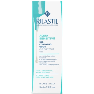 RILASTIL AQUA SENSITIVE Гель для контура глаз 15 мл