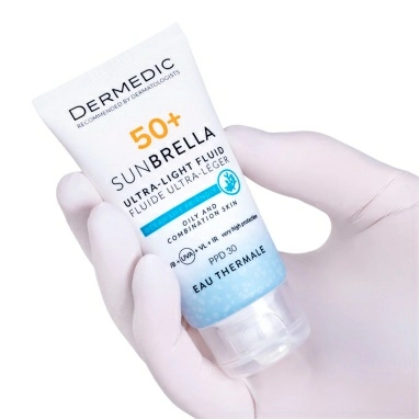 Dermedic SUNBRELLA Ультралегкий флюид SPF 50+ для жирной и комбинированной кожи 40 мл