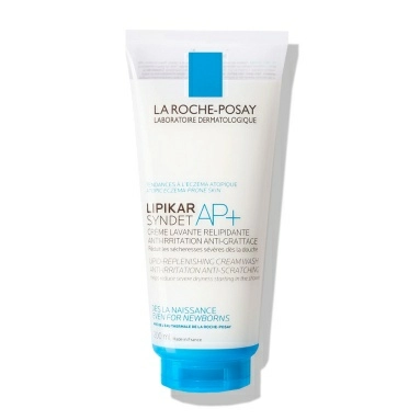 La Roche-Posay Крем-гель липидовосстанавливающий очищающий для лица и тела младенцев, детей и взрослых Lipikar Syndet АP+ 200мл