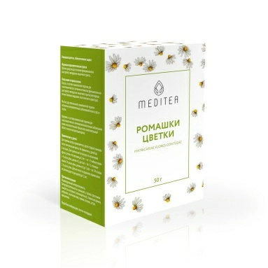 Ромашки цветки обмолоченное сырье 50г