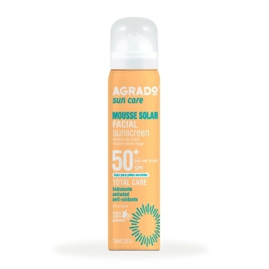 AGRADO Солнцезащитный мусс для лица SPF 50+ / Facial Sunscreen Mousse SPF 50+, 75мл