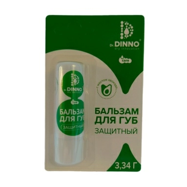 Dr.Dinno Бальзам для губ защитный с маслом авокадо 3,34 г