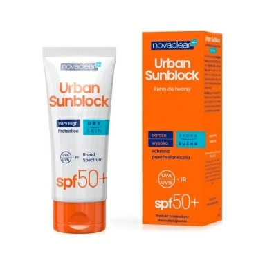 Novaclear Urban Sunblock Крем защитный для сухой кожи SPF50+, 40 мл