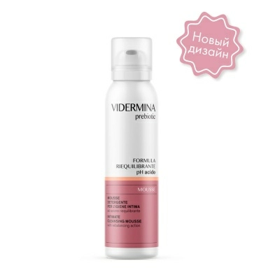 Vidermina prebiotic Мусс для интимной гигиены, 150 мл
