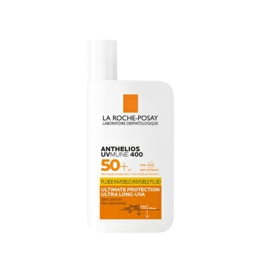LA ROCHE-POSAY ANTHELIOS UVMUNE 400 Солнцезащитный невидимый флюид для лица SPF 50+ / PPD 42, 50 мл