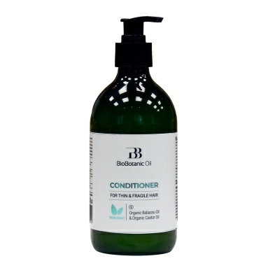 BIO BOTANIC OIL Кондиционер для тонких и ломких волос с маслом бабассу 500 мл