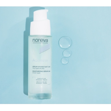 NOREVA АКВАРЕВА Увлажняющая сыворотка 24 часа, 30 мл
