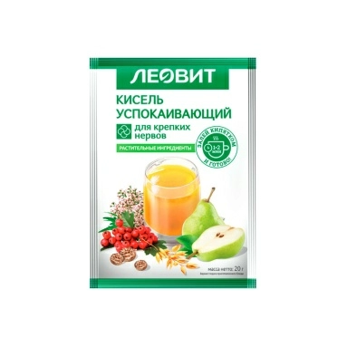 Кисель "Успокаивающий". Специализированный пищевой продукт диетического профилактического питания. 5 пакетов по 20 г. Упаковка 100 г