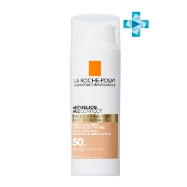 La Roche-Posay Anthelios СС Крем солнцезащитный антивозрастной для лица SPF50/PPD19, 50 мл