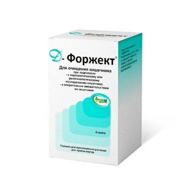 Д-Форжект порошок для приготовления раствора для приема внутрь в пакетах №4