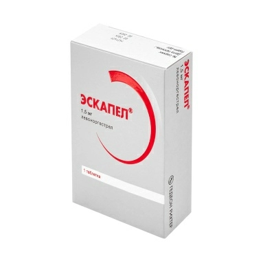 Эскапел таблетки 1,5мг №1х1