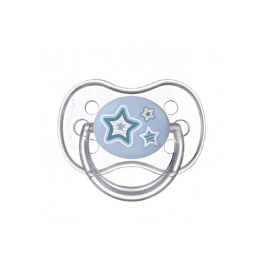 Сanpol babies Пустышка-соска силикон.кругл.(1шт.блистр)"Newborn Baby" 0-6м.,с колп., арт.22/562_cap